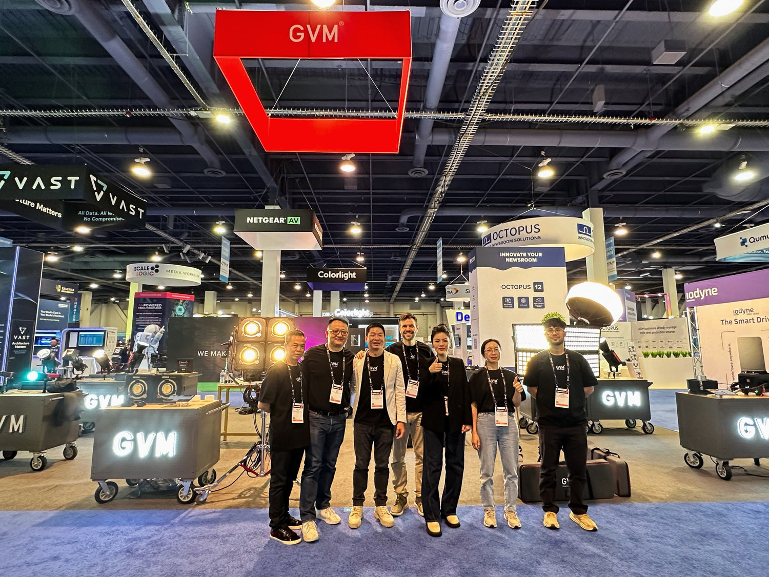 GVM Showcases Cutting-Edge Lighting Innovations at the 2025 NAB Show