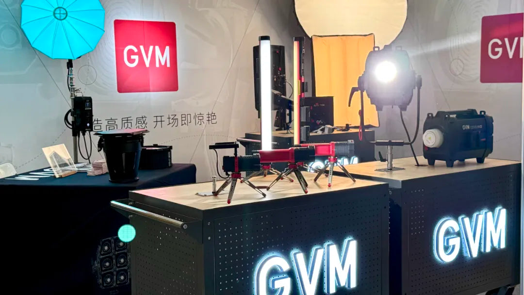 GVM’s Film Lighting Gear Wow At PE Beijing Innovation Focus