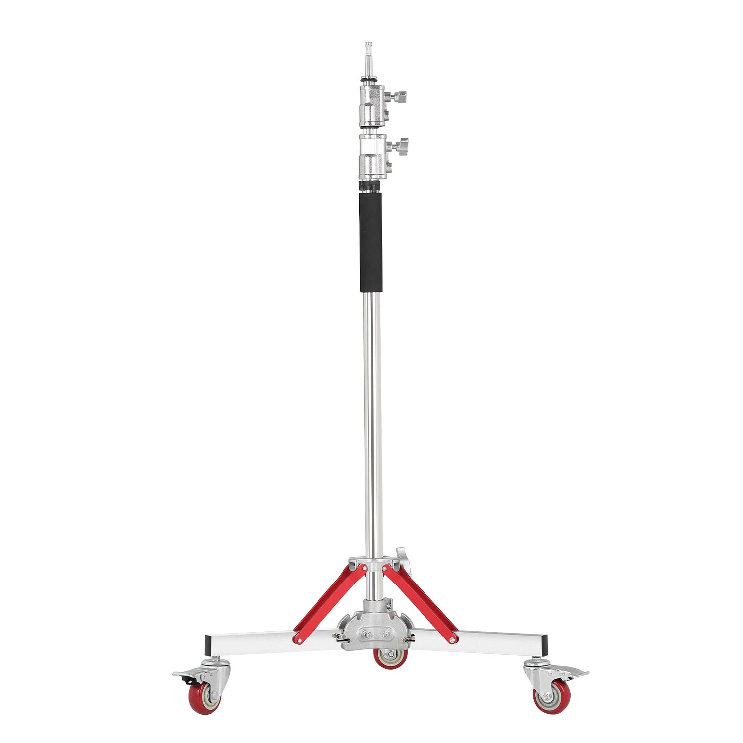 GVM DL300 Professional Rolling Light Stand - Stainless Steel & Aluminum Alloy with Locking Casters for Studio/Outdoor Photography/Videography(118‘’)