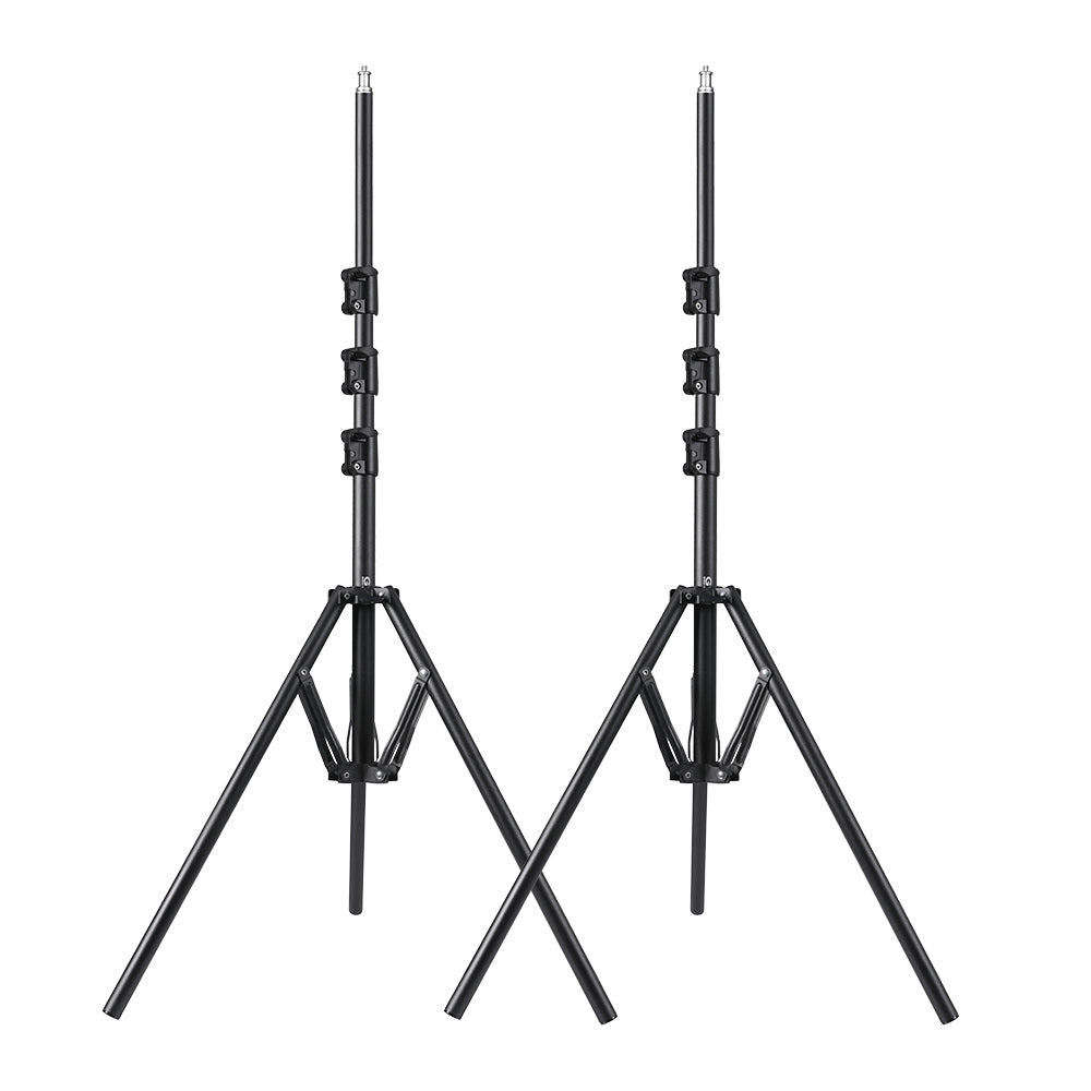 The GVM Foldable Aluminum Light Stands (2-Pack Set)