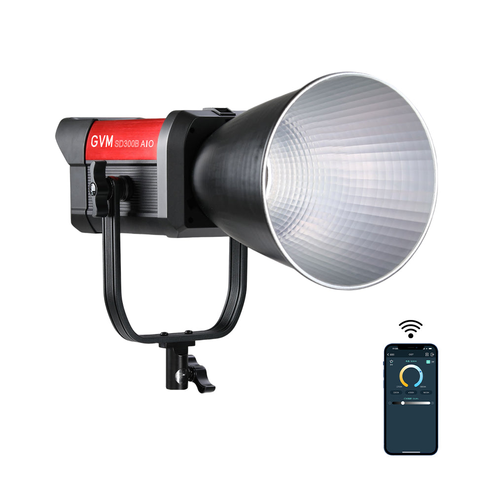 GVM SD300B-AIO 300W LED Video Light Mesh Bluetooth(2-Light-kit)