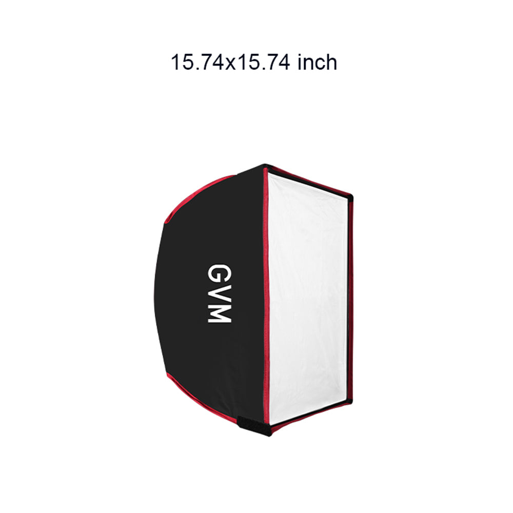 GVM PRO-SD300B 300W Bi-Color Monolight V-mount Mesh Bluetooth with softbox and light stand(2-Lights kit)