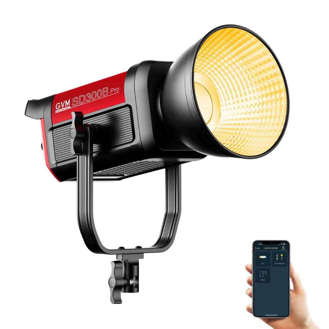 GVM PRO-SD300B 300W Bi-Color Monolight V-mount Mesh Bluetooth(Buy 1 Get 1 Free)(add 2 items to cart)