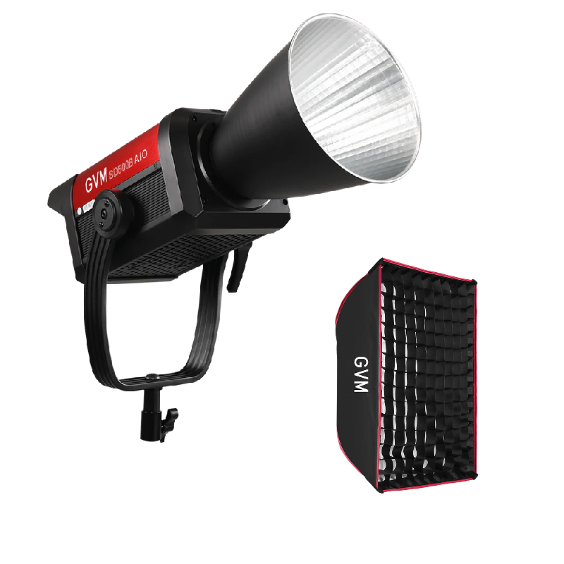 GVM SD500B AIO 500W Bi-Color Integrated Spotlight(Includes a softbox valued at $69)