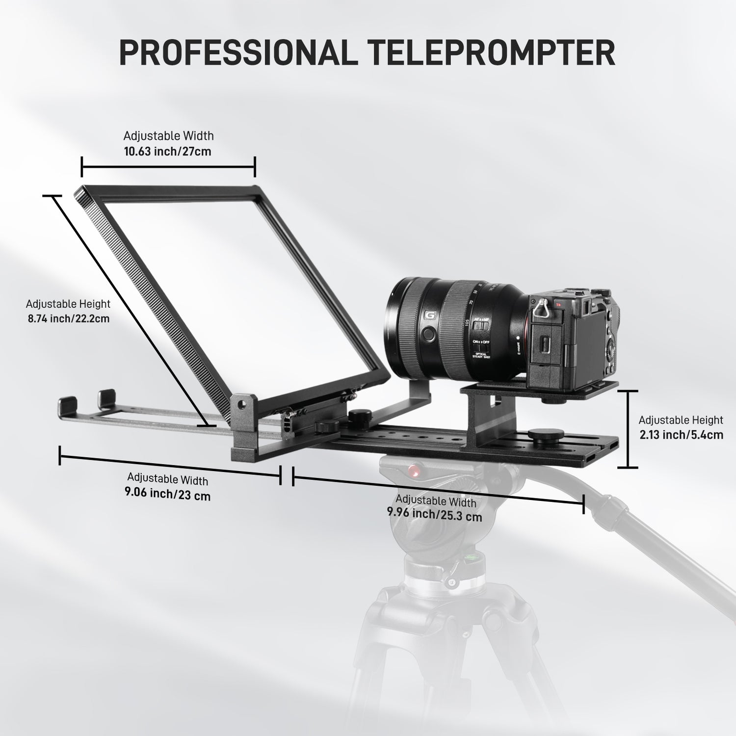 GVM Teleprompter TQ-MB for Tablets & Smartphones with Remote Control