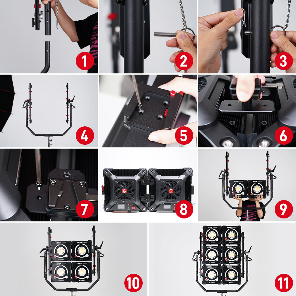 Flathead 6-Head Multi Yoke for FH400B