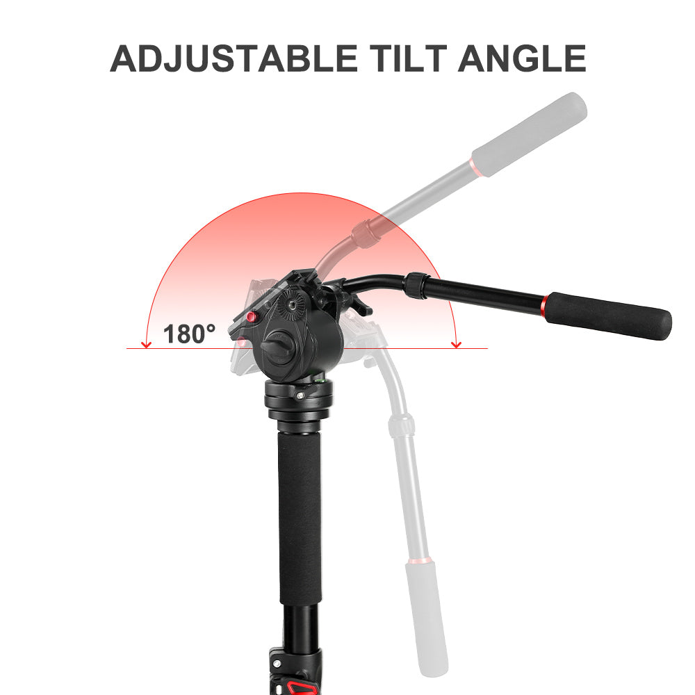 GVM-D190 Monopod for Hydraulic Fluid head