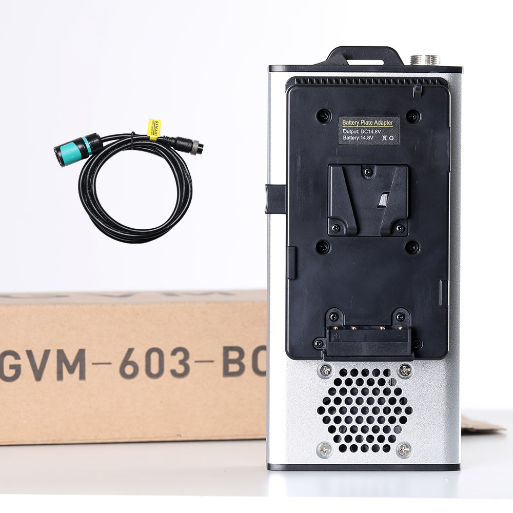 GVM V-Mount Battery Plate Adapter for SD300D PRO-SD300B and PRO-SD300C LED Lights