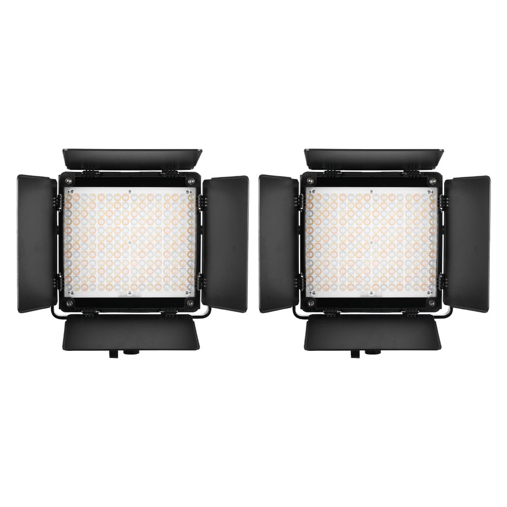GVM-800D-III 40W Bi-color and RGB Video Panel Light(2-Light Kit)