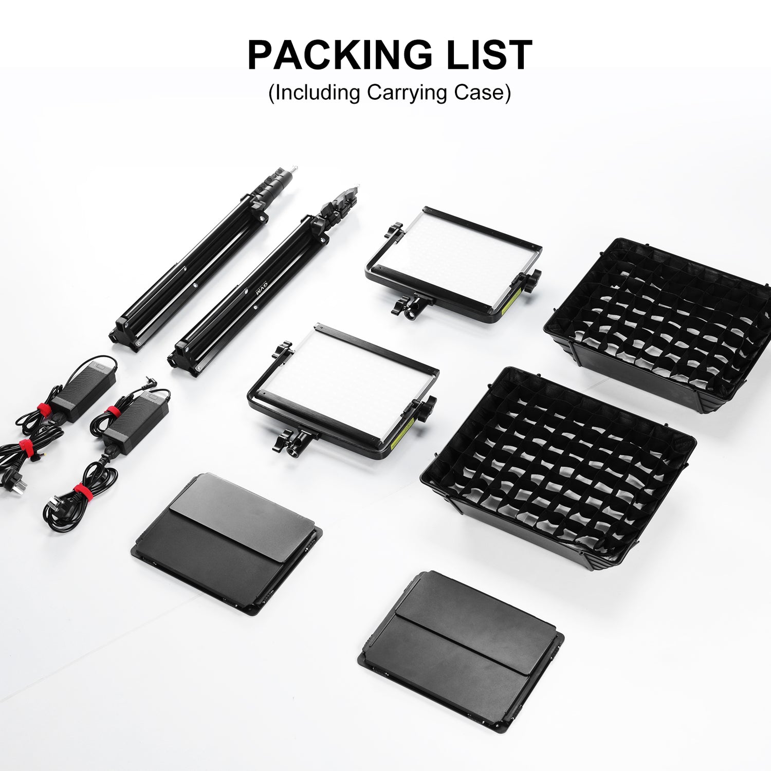 GVM RGB LED Video Light with Lighting Kits, 880RS 60W Led Panel Light with Bluetooth Control, 3 Packs Photography Lighting for YouTube Studio, Video Shooting, Gaming, Streaming, Conference