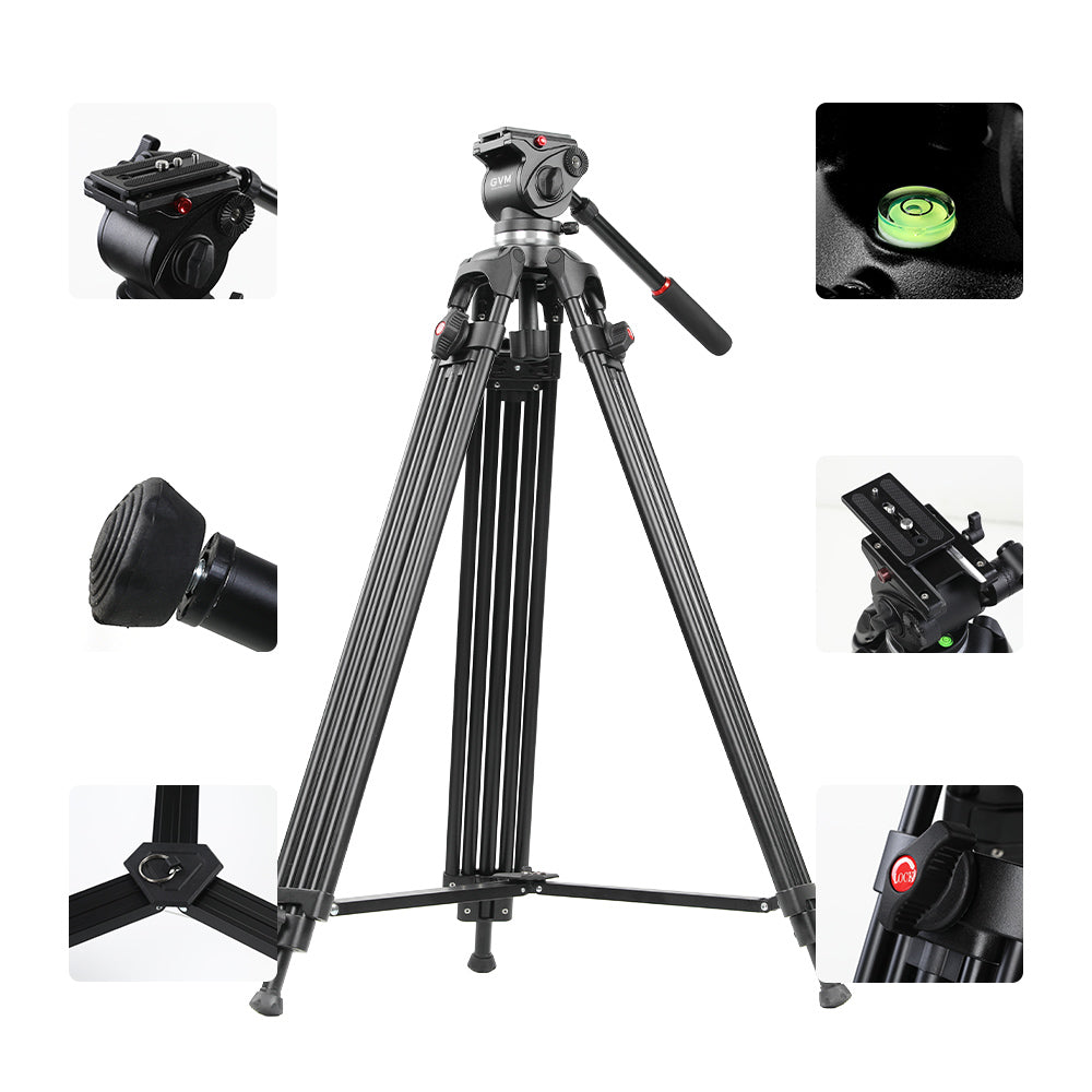 GVM-S185 Tripod for Hydraulic Fluid head