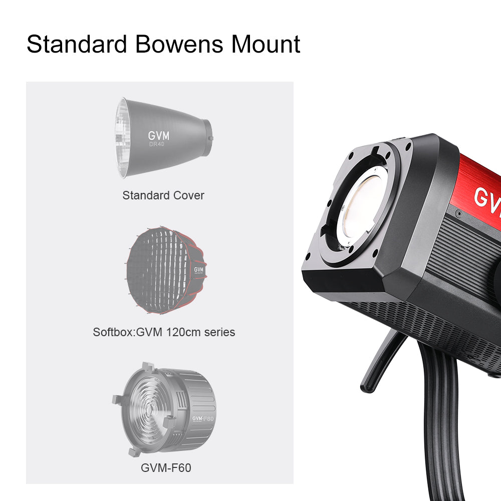 GVM SD700B AIO 700W Bi-Color Integrated Spotlight((2-Light kit))