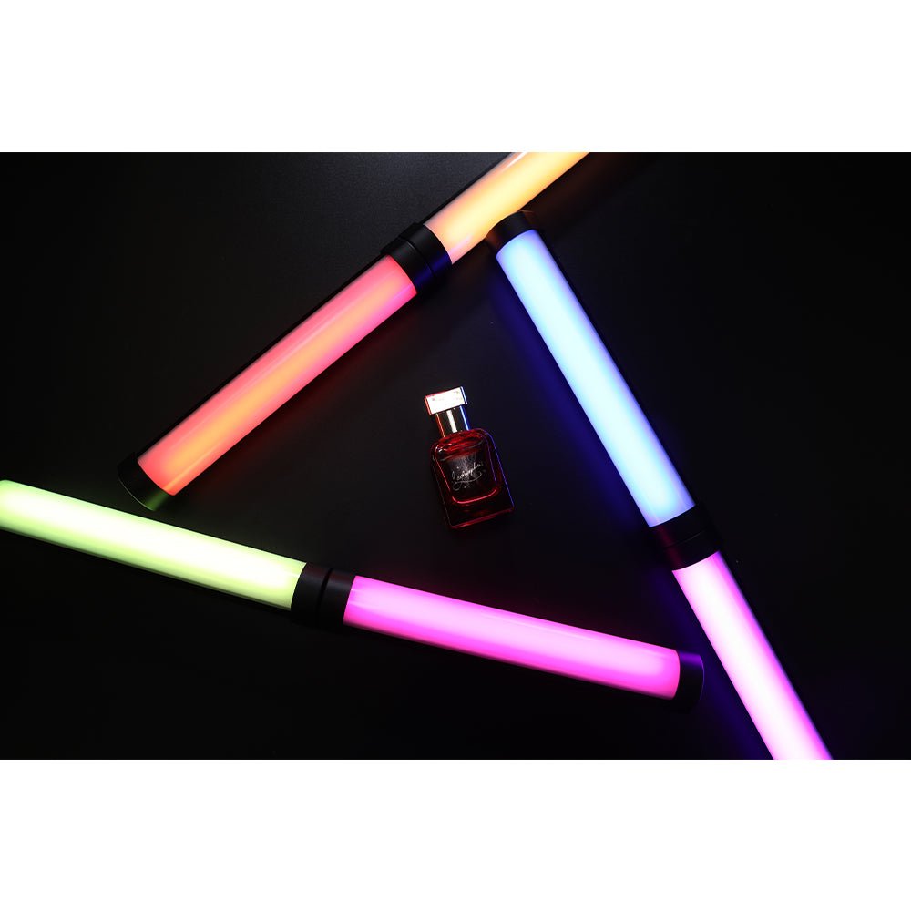 GVM BX8C 2 - in - 1 RGB Tube Light Wand light & Spotlight - GVM