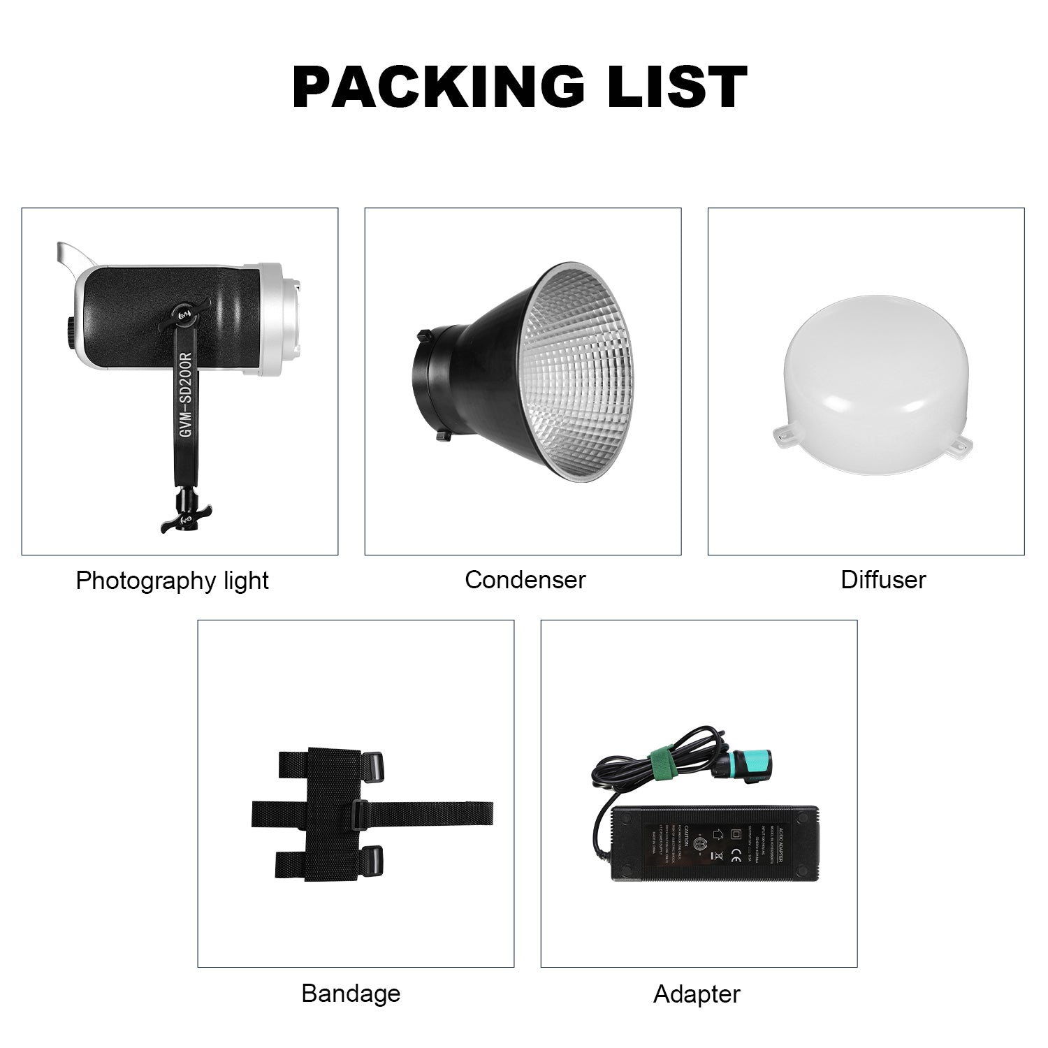 GVM SD200R RGB Bi - Color LED Video Light Monolight - JIAN CHENG TECHNOLOGY INC.