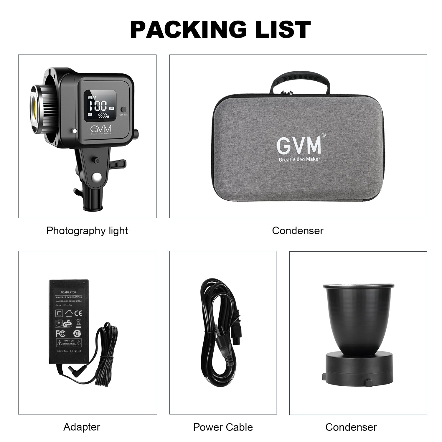 GVM SD80D 80w Bi - Color Outdoor Portable Spotlight(BOGO)(Only Jan 13th) - JIAN CHENG TECHNOLOGY INC.