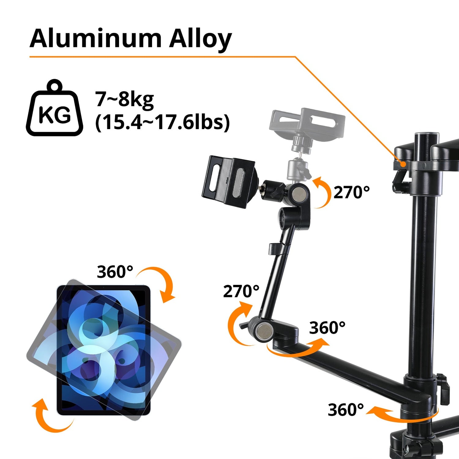GVM - ZJ - Z2 Floor - standing Mobile Live Streaming Stand - JIAN CHENG TECHNOLOGY INC.