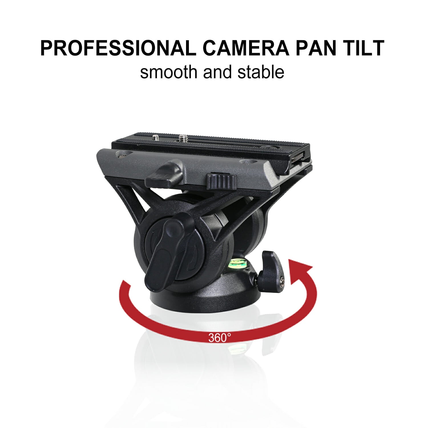 GVM Aluminum Camera Video Tripod DX16 with Fluid Head System - GVMLED