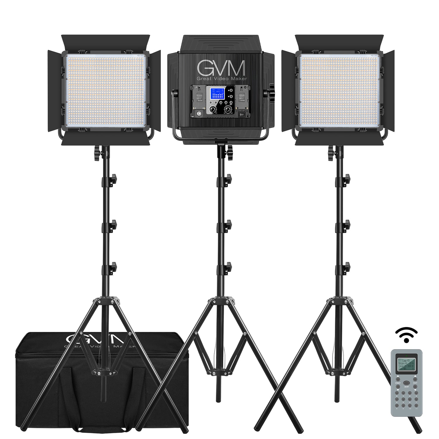 GVM-520S 30W High Beam High Brightness Bi-Color LED VIdeo Soft Light - GVMLED