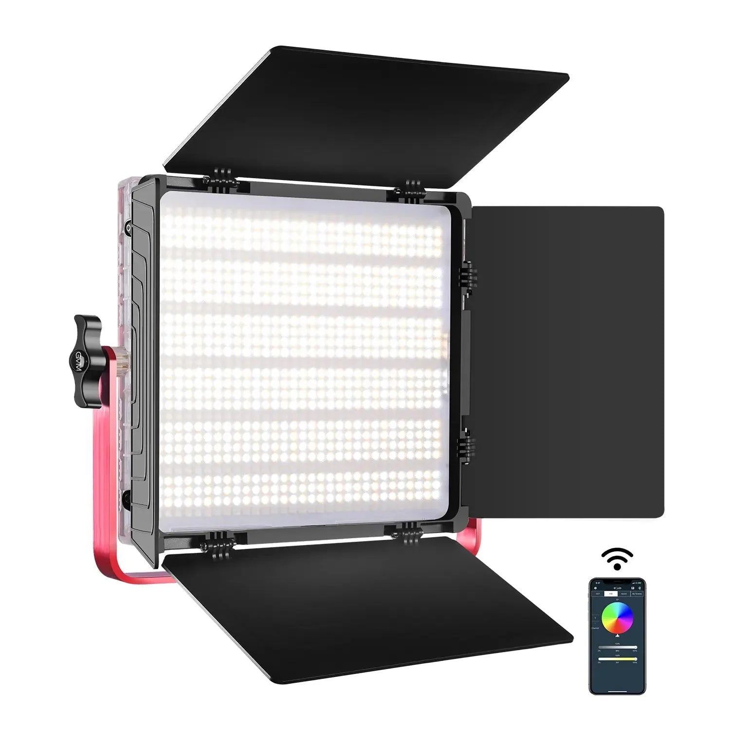GVM-1200D 50W Bi-Color&RGB 3 lamp-led Video Light kit - GVMLED
