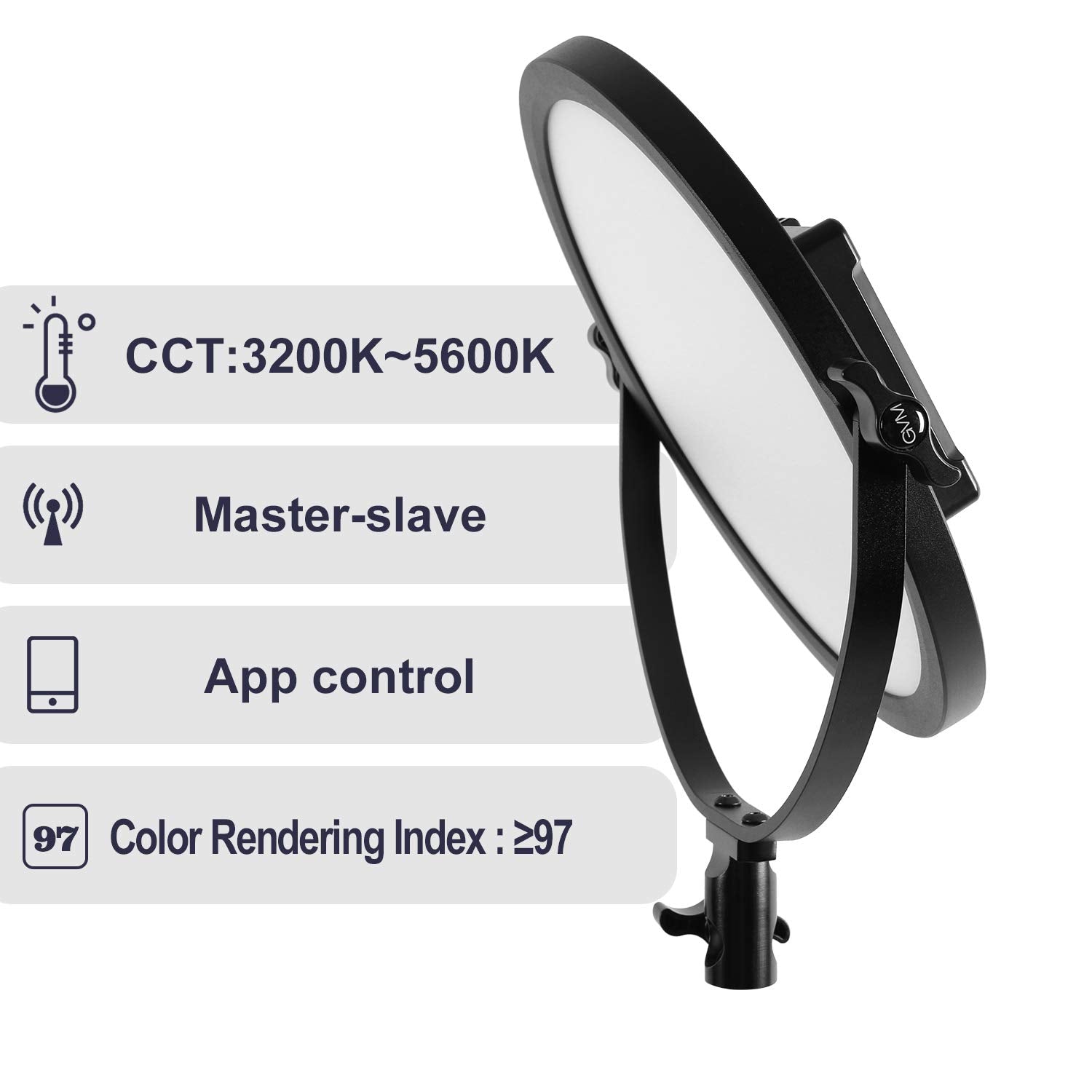 GVM 30W Soft Light Bi-Color LED Key Light 2 lights kit(10