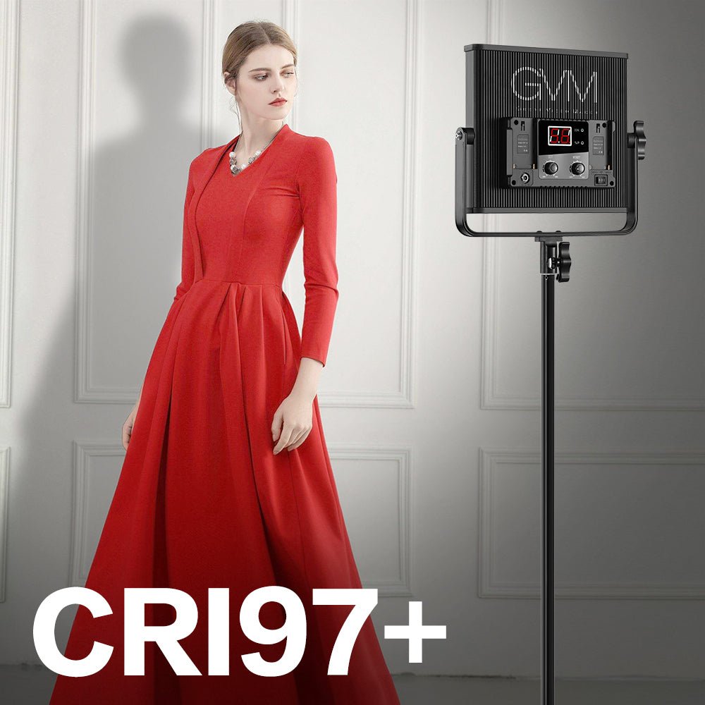 GVM-520S 30W High Beam High Brightness Bi-Color LED VIdeo Light (No Four-Way Barndoor) - GVMLED