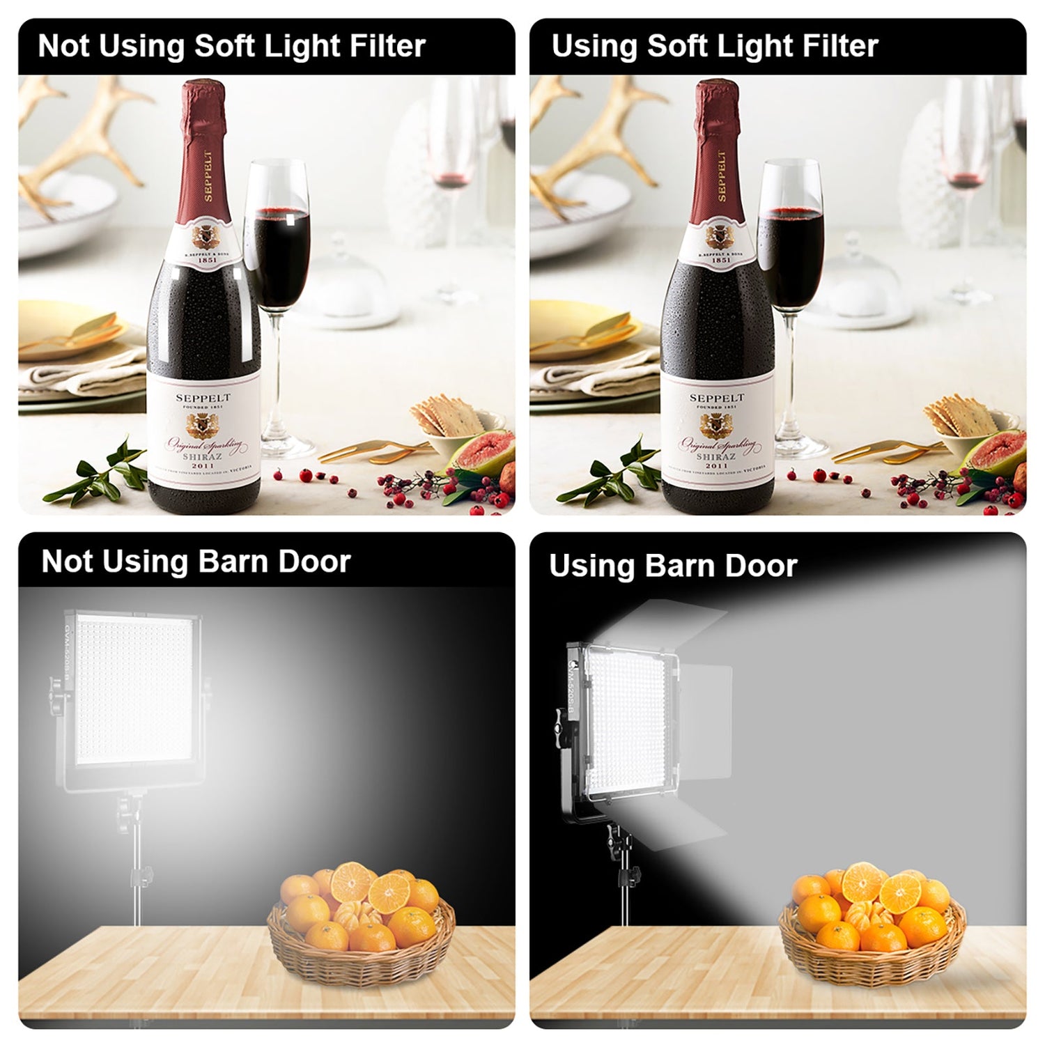 GVM-520S 30W High Beam High Brightness Bi-Color LED VIdeo Soft Light - GVMLED