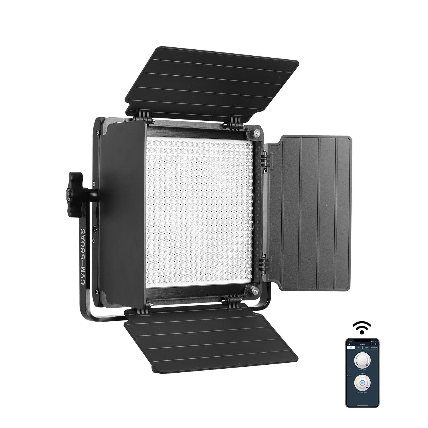 GVM-560AS 30W High Beam Bi-Color LED Video Soft Light - GVMLED
