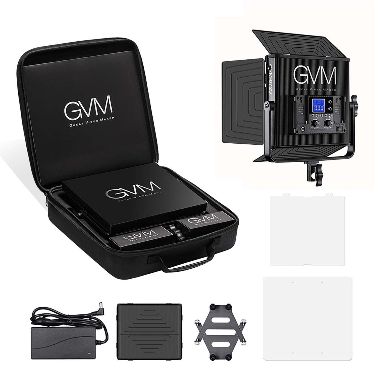 GVM-672S 40W High Beam High Brightness Bi-Color LED VIdeo Soft Light - GVMLED