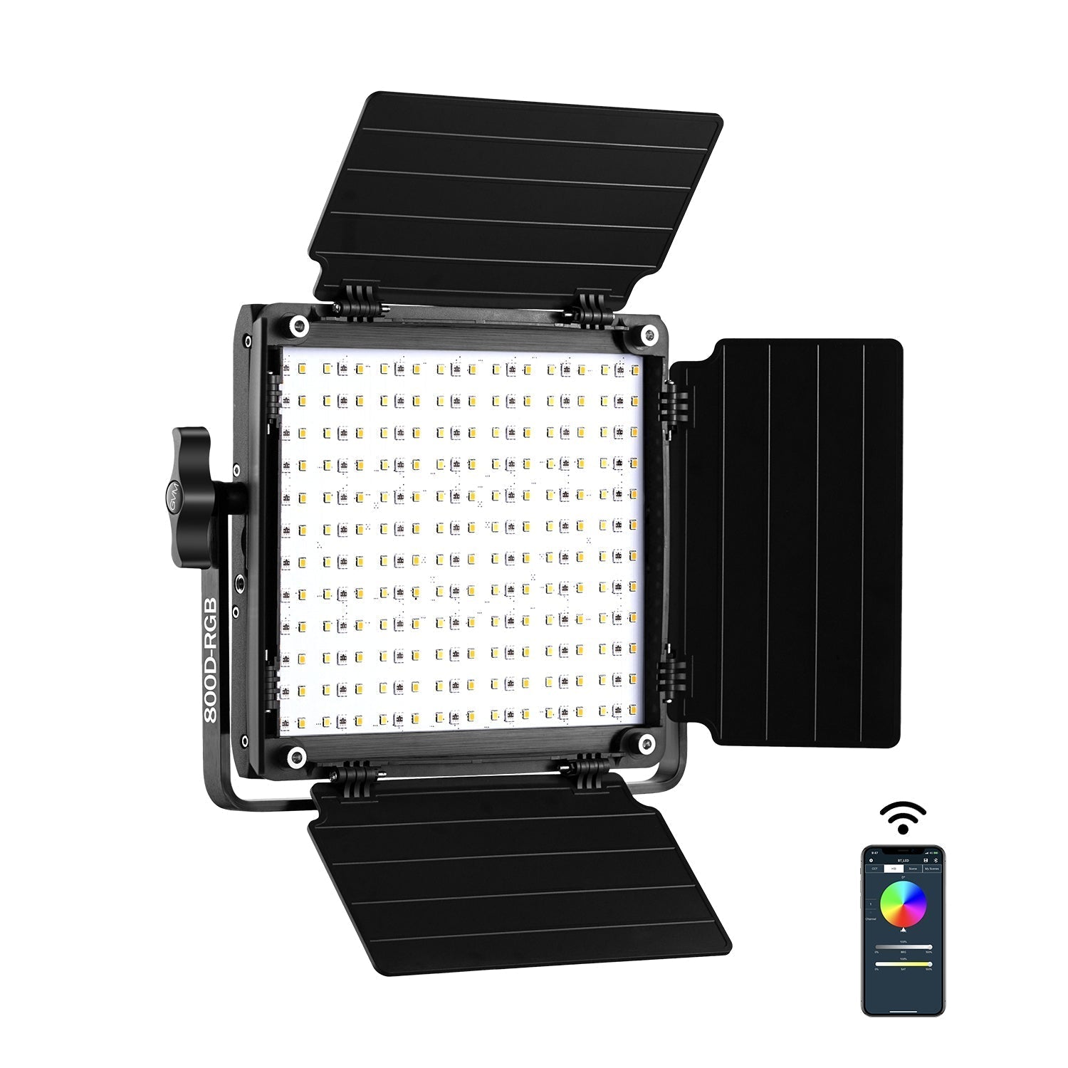 GVM-800D 40W Bi-color and RGB Video Panel 3 Light Kits - GVMLED
