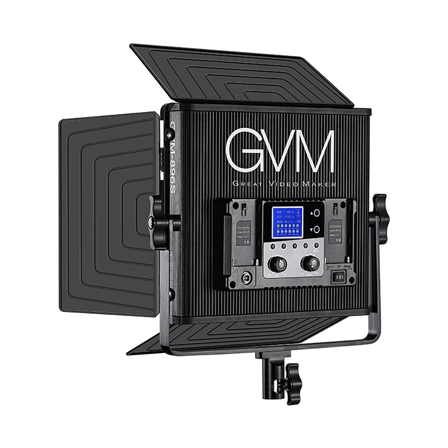 gvm 896s led studio video light bi color 2 light kit - GVMLED