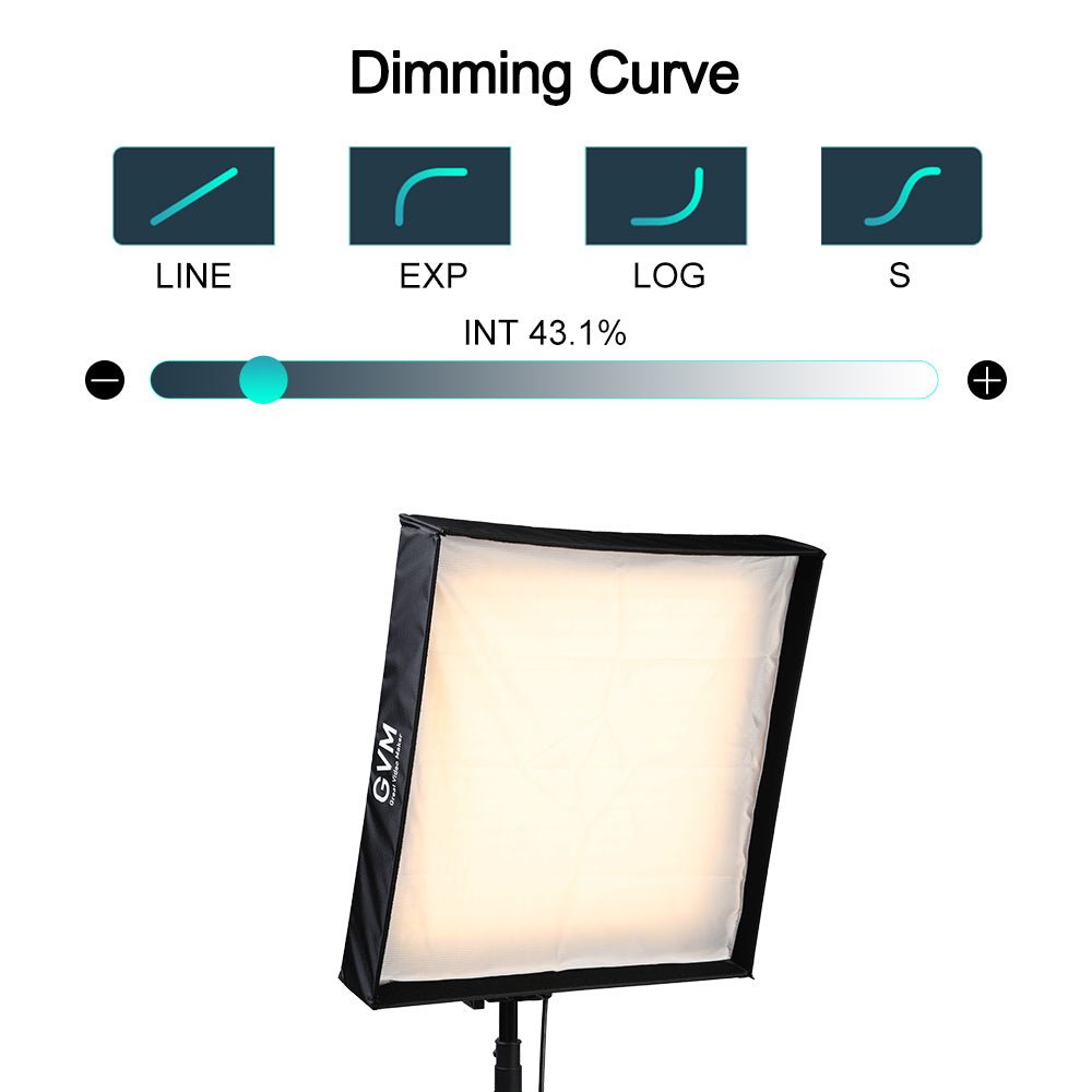 GVM B200C 200W RGB&Bi-Color Flexible LED Light - GVMLED