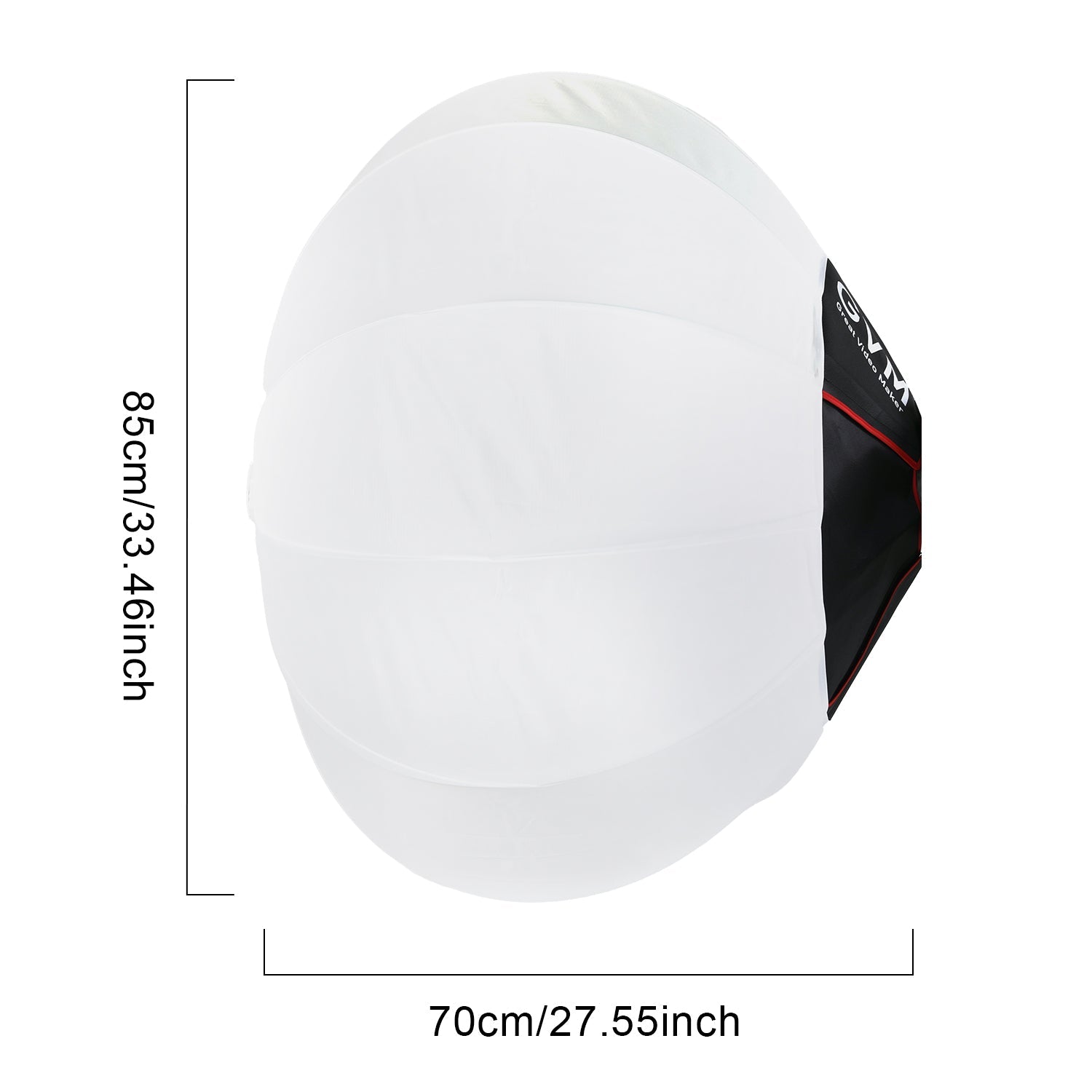 GVM DL85R Lantern Softbox (33'') - GVMLED