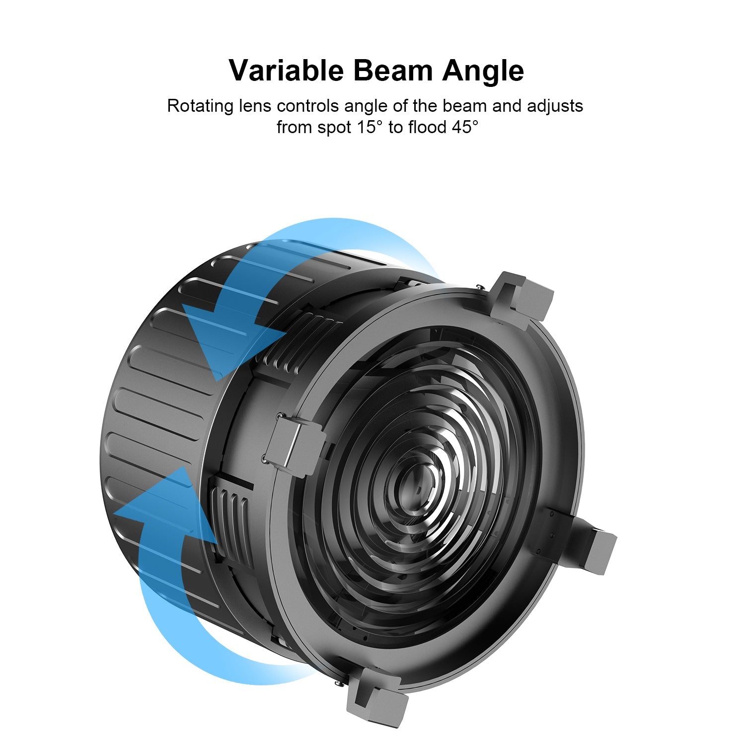 GVM F60 Fresnel Attachment for LED Light Spotlight(PROSD400B,PROSD500B,PROSD650B,SD600D,SD600S)(On Sale FEB.1) - GVMLED