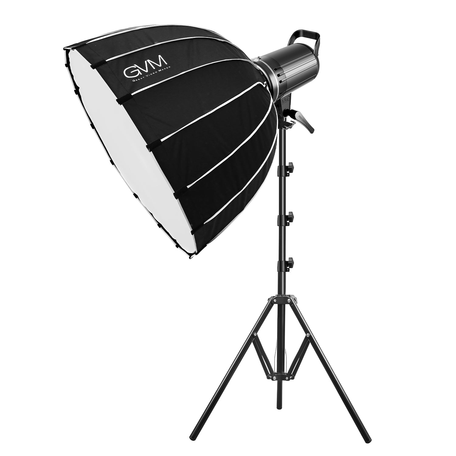 GVM-G100W 90W High Power LED Spotlight Bi-Color Studio Lighting Kit with Lantern Softbox - GVMLED