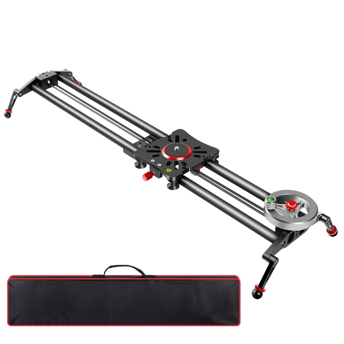 GVM GP-80FW Carbon Fiber Camera Slider with Flywheel (33