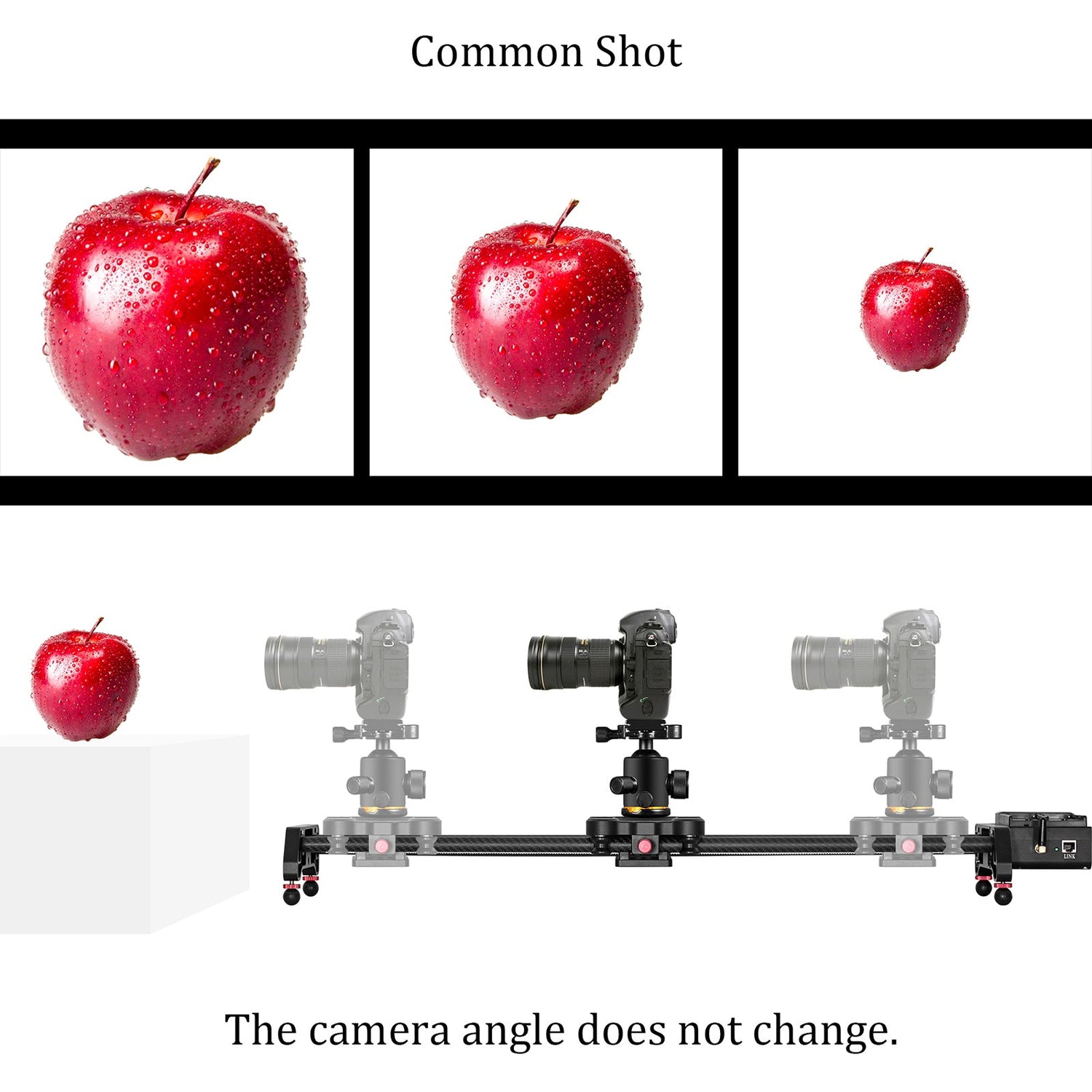 GVM GT-80WD Wireless Carbon Fiber Motorized Camera Slider - GVMLED