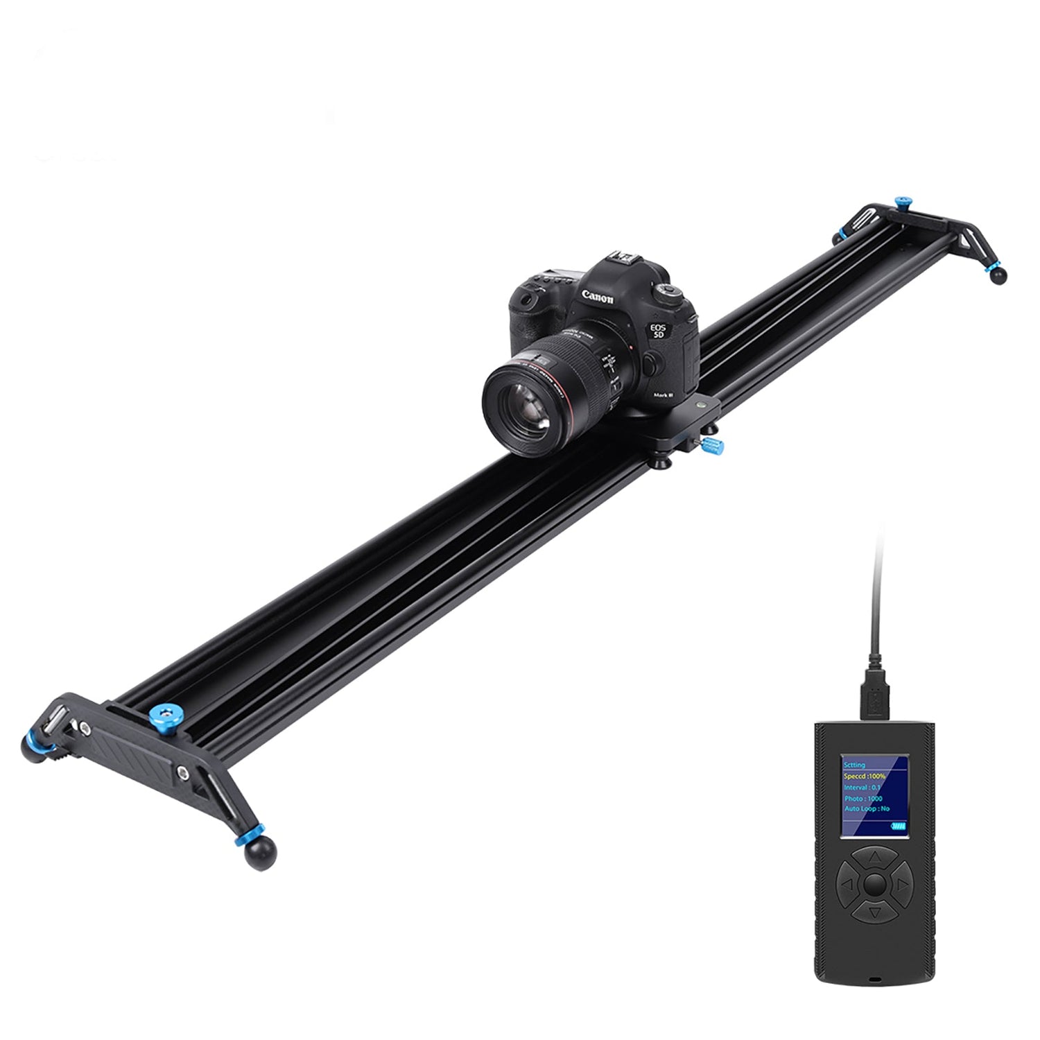 GVM J80D Aluminum Alloy Motorized Camera Slider (31