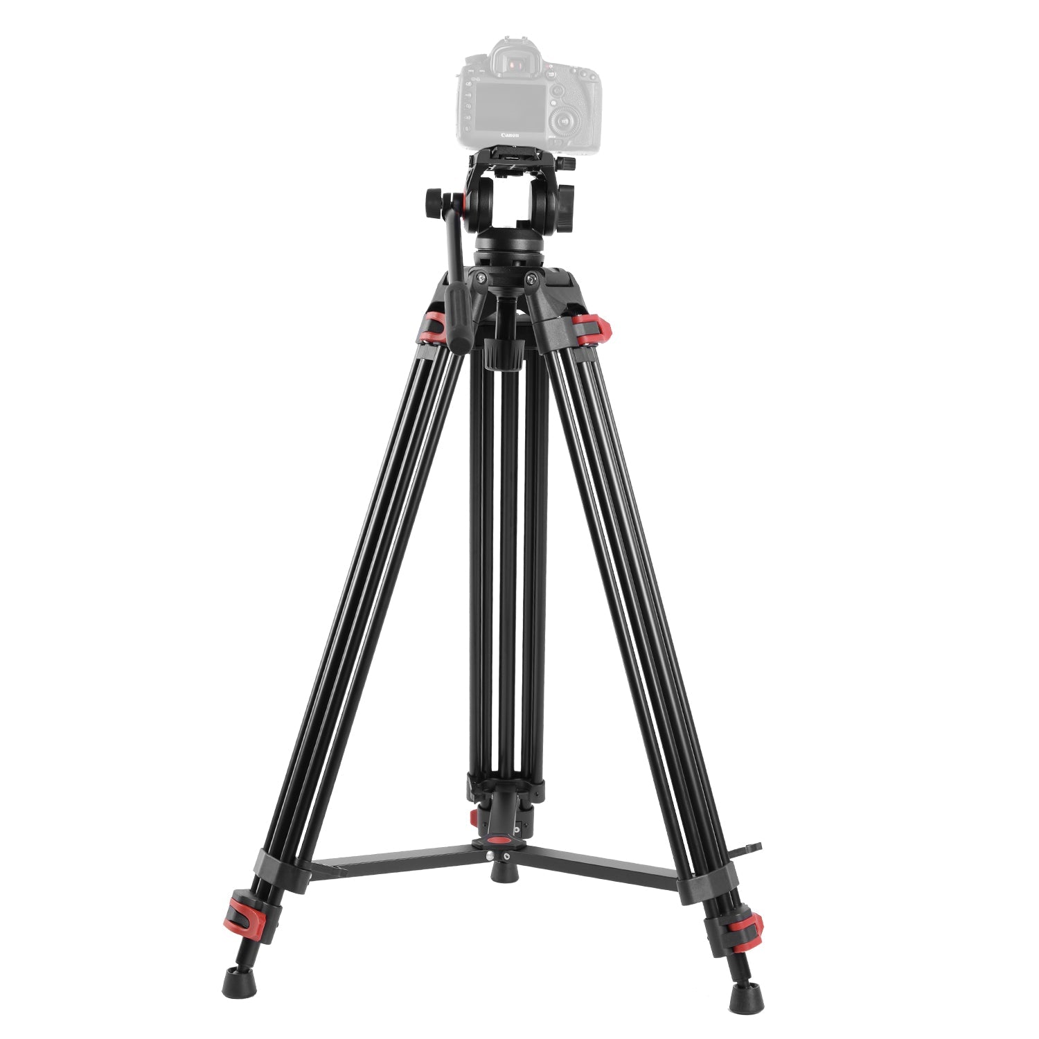 GVM JJL-JY Video Tripod System with Fluid Head - GVMLED