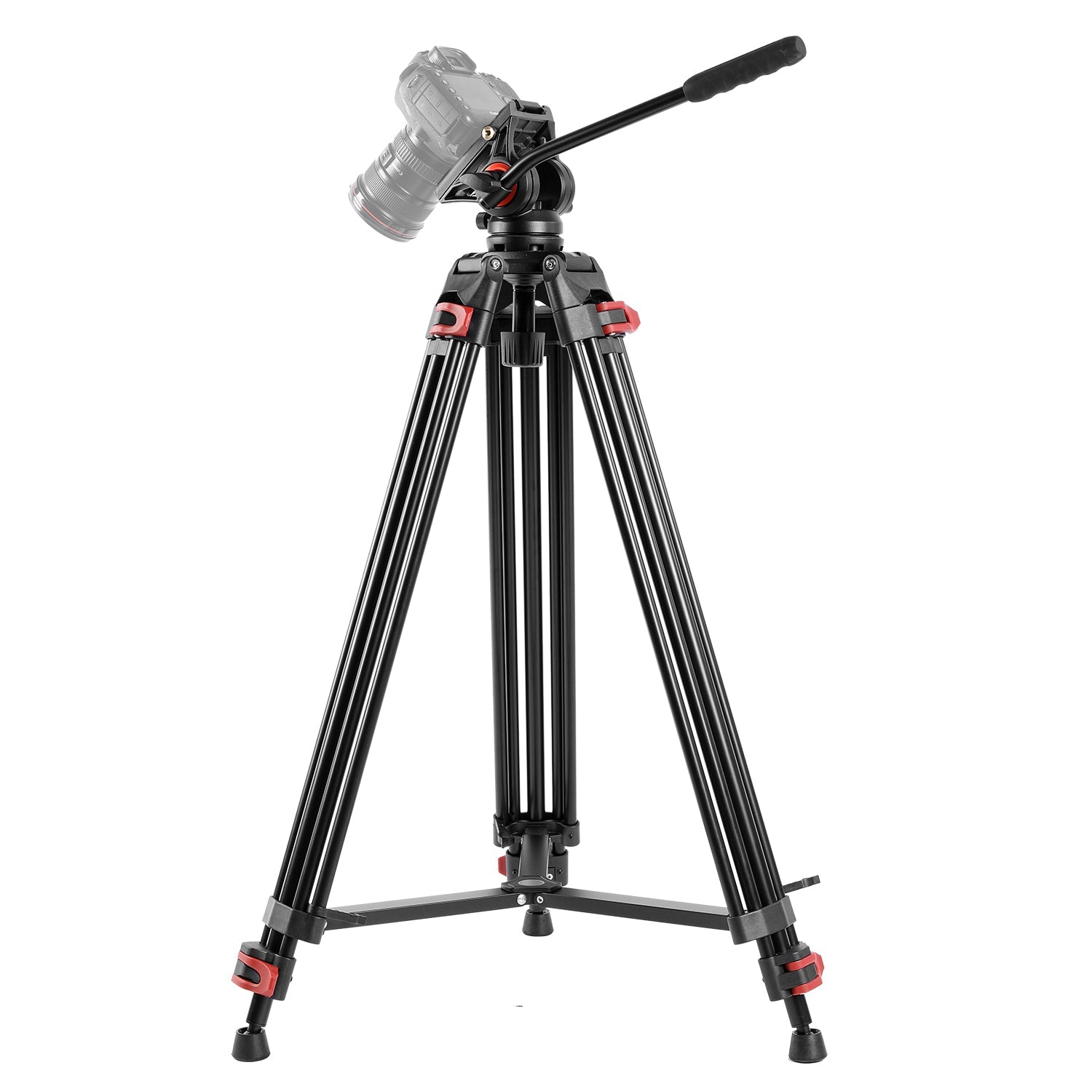 GVM JJL-JY Video Tripod System with Fluid Head - GVMLED