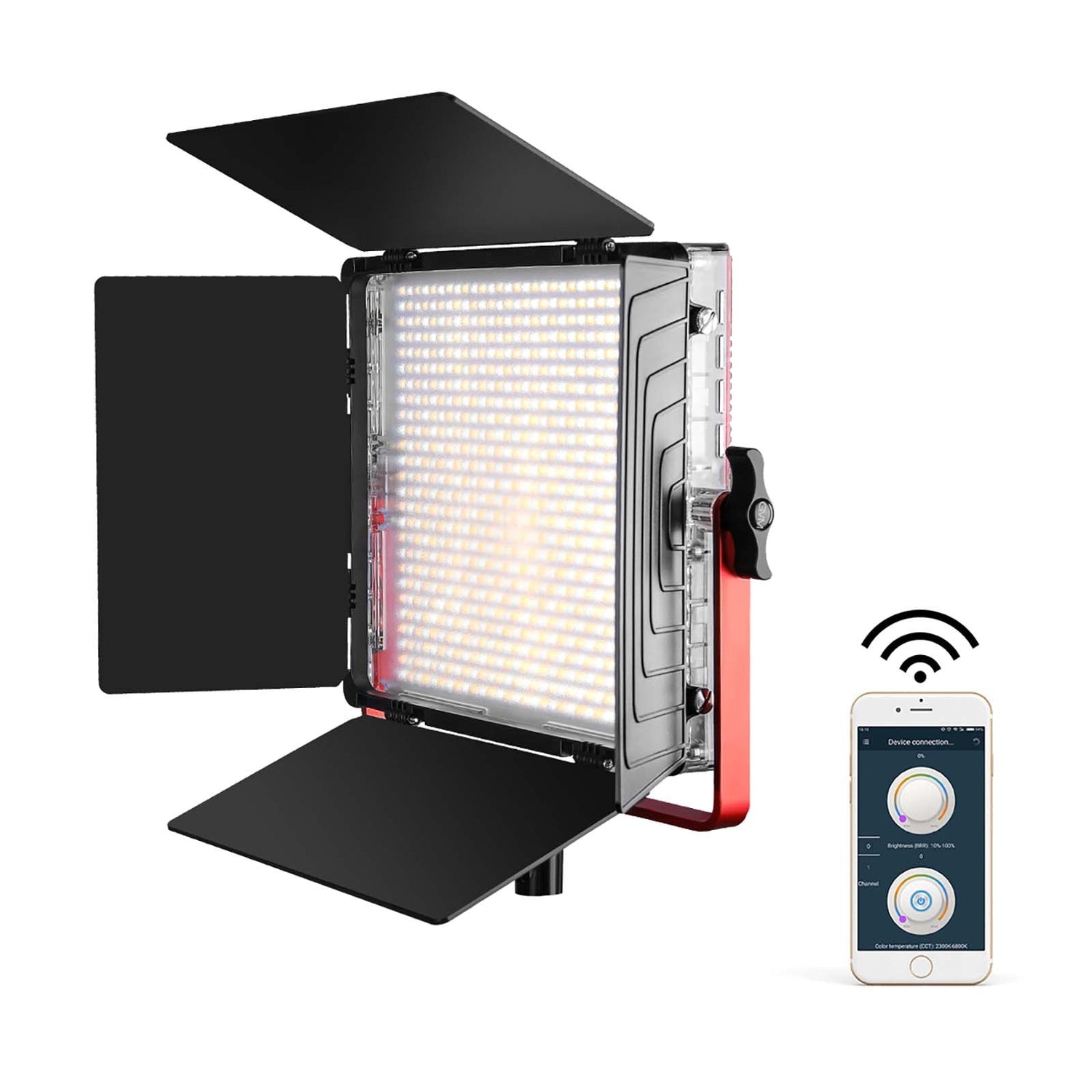 gvm mb832 led studio video light bi color 2 light kit - GVMLED