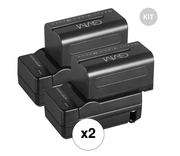 GVM NPF 750 Li-ion Replacement Batteries and Chargers - GVMLED