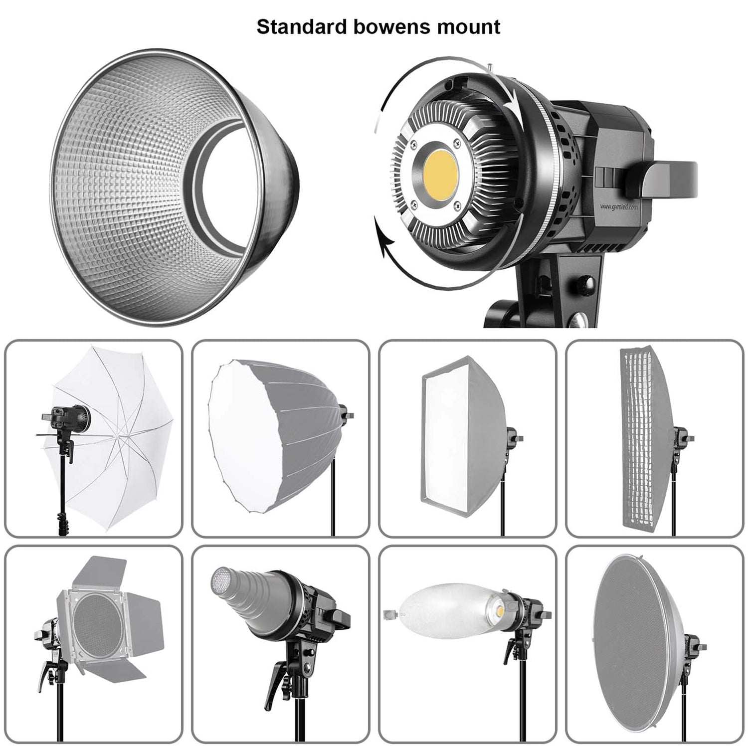 GVM P80PRO 80W LED Spotlight Daylight - GVMLED