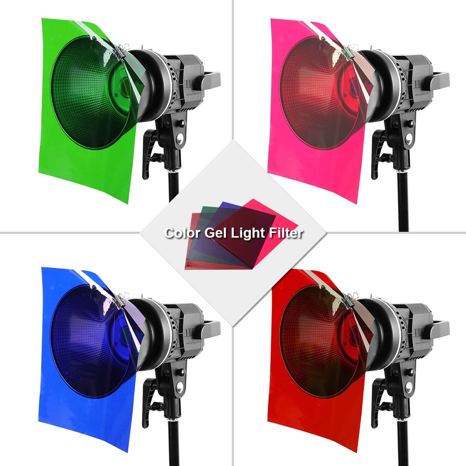 GVM P80S Spotlight Studio LED Video Light 2-Light-Kit - GVMLED