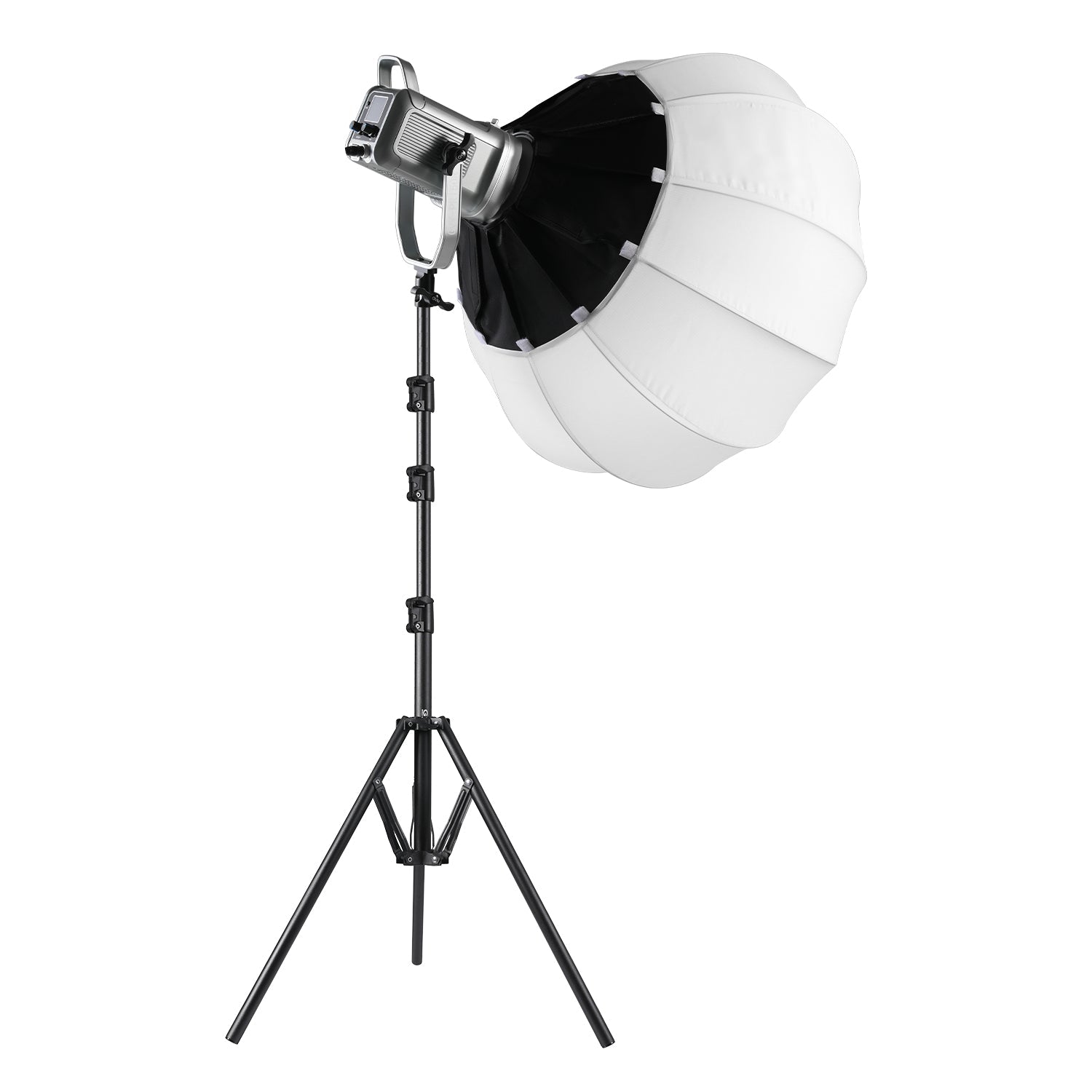 GVM PR150D 150W High Power LED Spotlight Bi-Color Studio Lighting Kit with Lantern Softbox - GVMLED