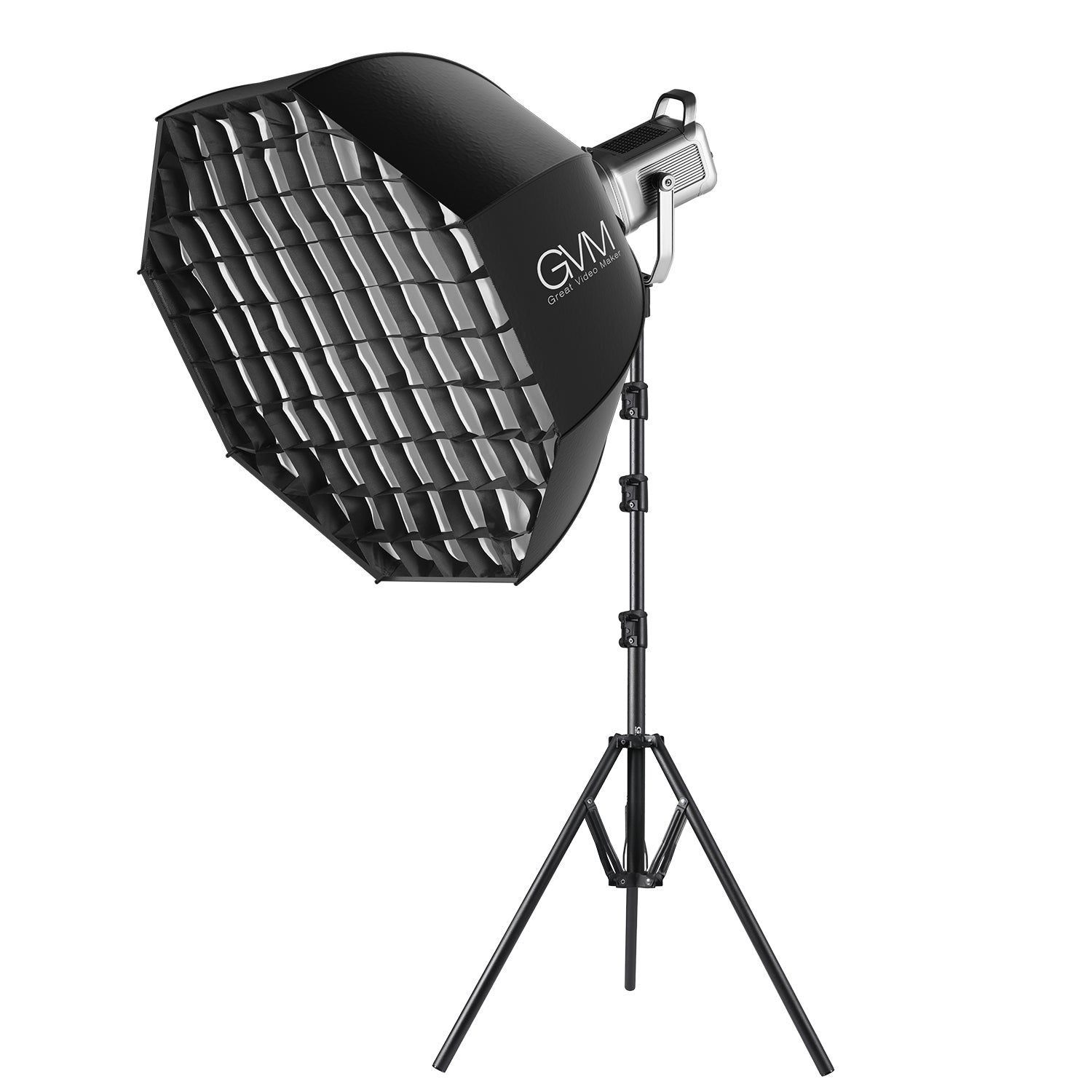 GVM PR150D 150W High Power LED Spotlight Bi-Color Studio Lighting Kit with Softbox - GVMLED