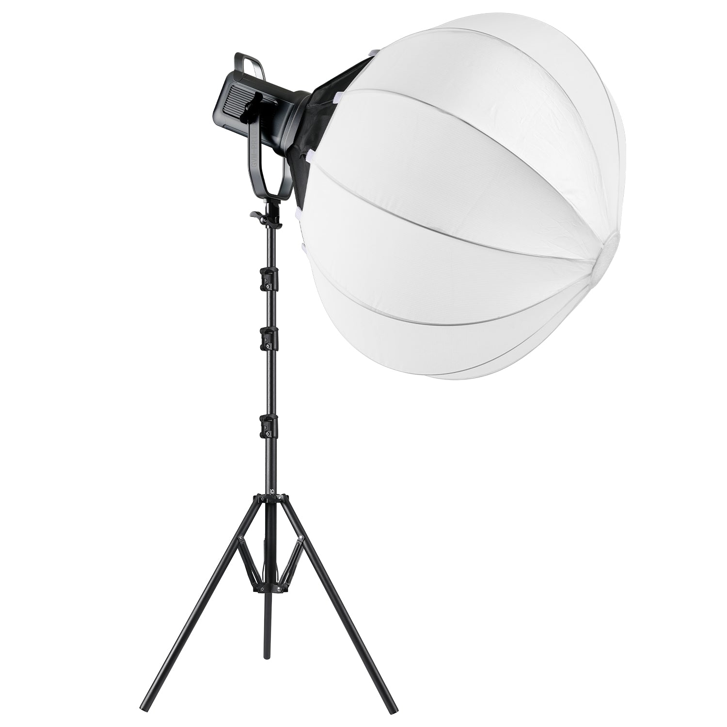 GVM PR150R 150W High Power LED Spotlight Bi-Color & RGB Studio Lighting Kit with Lantern Softbox - GVMLED