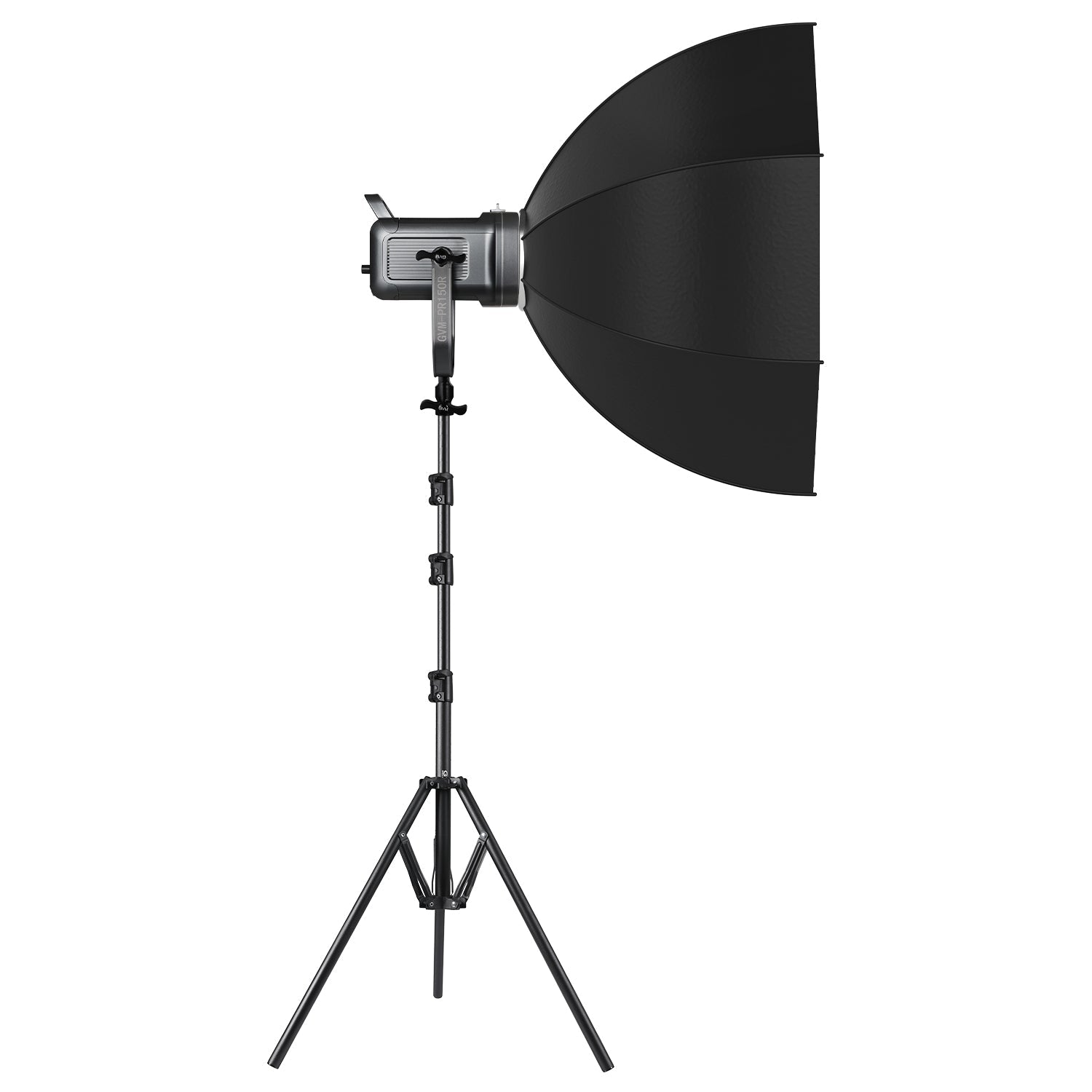 GVM PR150R 150W High Power LED Spotlight Bi-Color & RGB Studio Lighting Kit with Softbox - GVMLED
