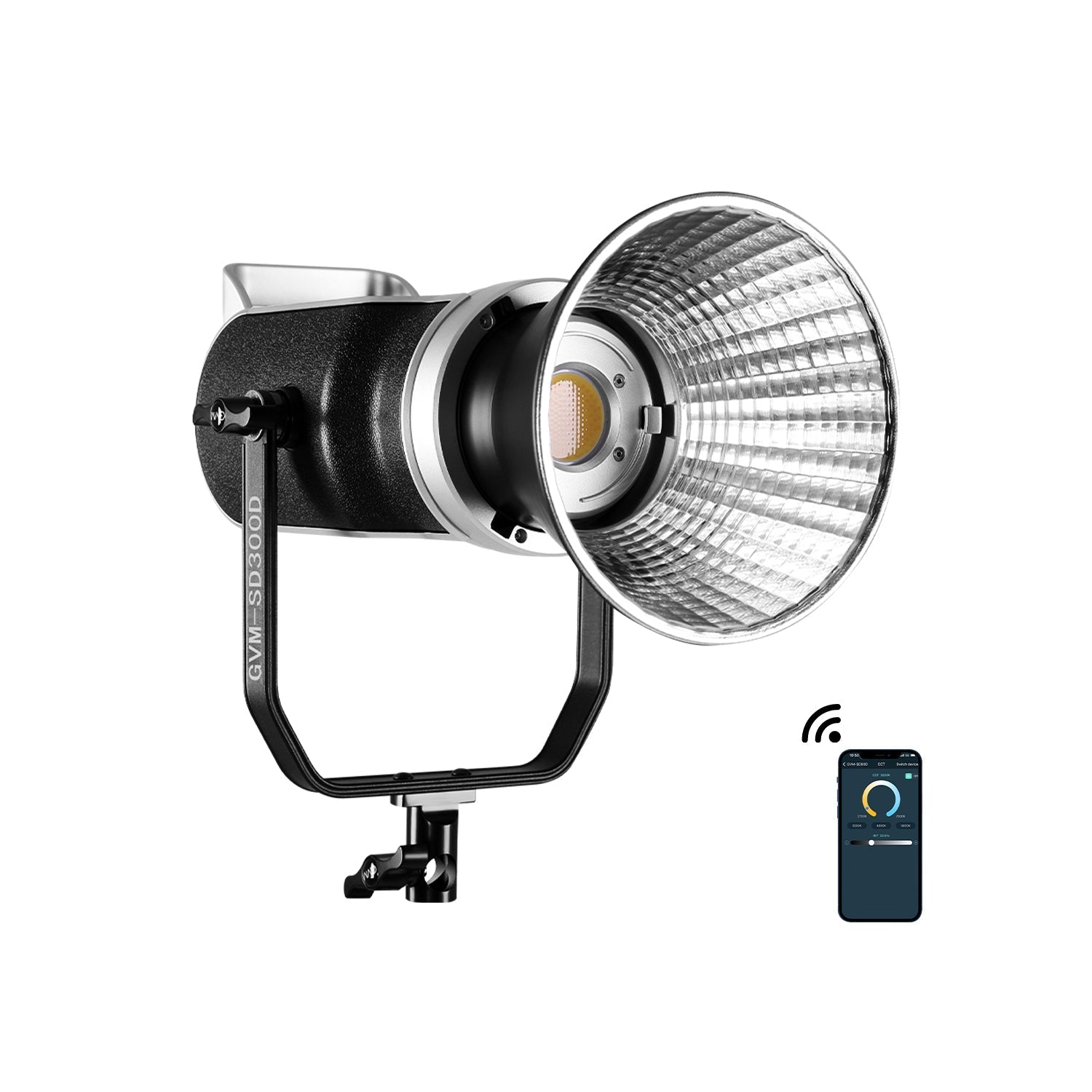 GVM-SD300D 300W Bi-Color LED Video Light High Power Monolight 3 kits - GVMLED