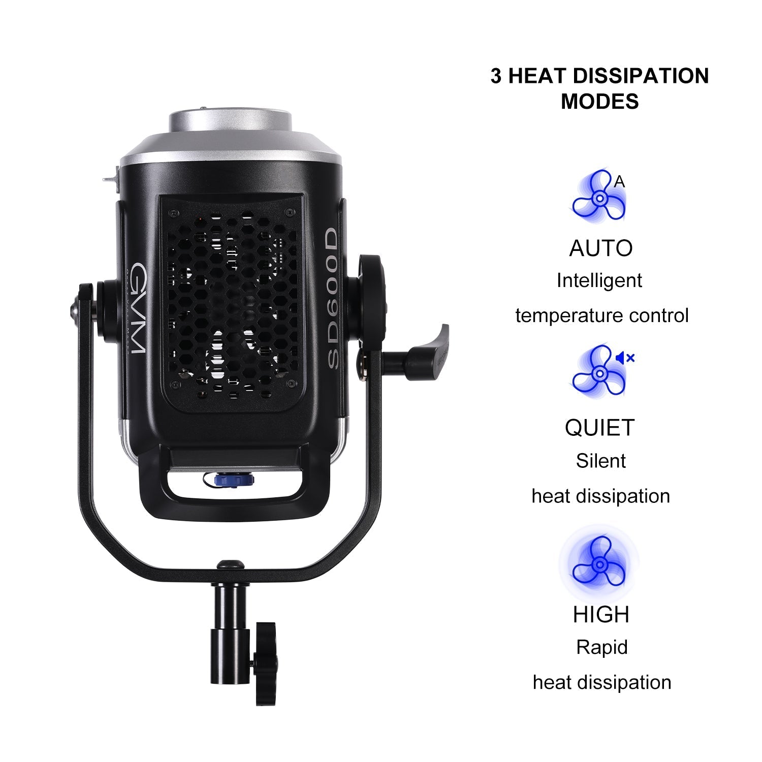 GVM SD600D 600W Bi-Color LED Video Light 3 kits - GVMLED