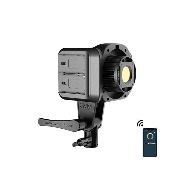 GVM SD80D 80w Bi-Color Spoltlight Daylight 3 kits(battery NPF 750) - GVMLED